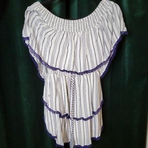 TJD off the shoulder mini dress